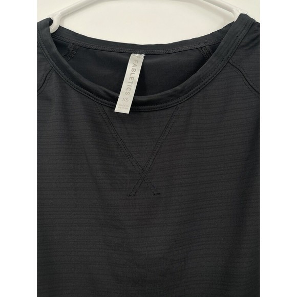 Fabletics Black Textured Performance Tank Top XS Athletic‎ Workout Gym - Picture 2 of 5